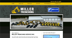Desktop Screenshot of millertrenching.com