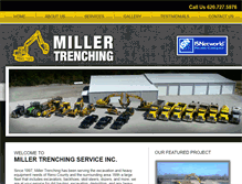 Tablet Screenshot of millertrenching.com